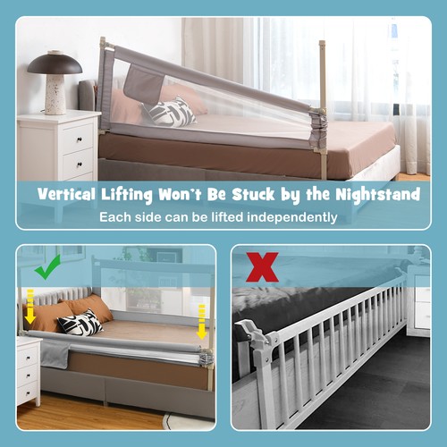 Speed adjustable bed rail - 24-speed,
