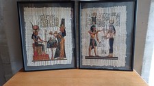 2 Hand Painted Ancient