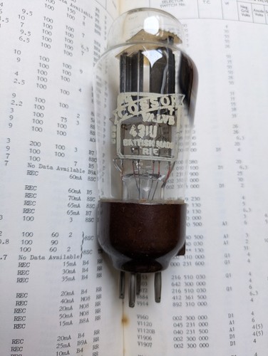 Cossor 43iu valve tested - -,