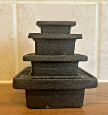 Victor Cast Iron Block Stacking Weights Nice Aged Look 1kg 500g 200g x2 100g