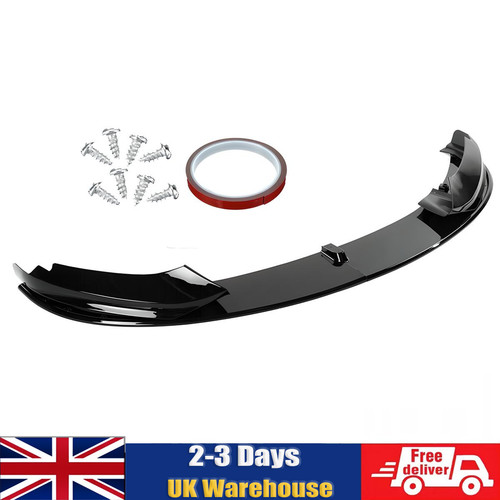Gloss black front bumper - gloss,