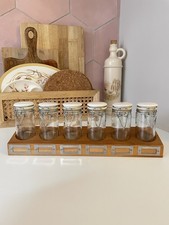 Vintage Wooden Spice Rack Wall