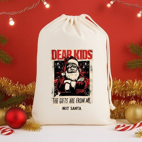 Dear kids santa print - dear,
