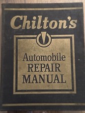 Chilton's Automobile Repair