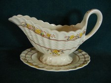 Copeland Spode Buttercup Gravy Boat with Underplate - Various Options Available
