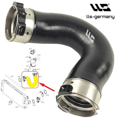 Intercooler hose for mercedes - intercooler,