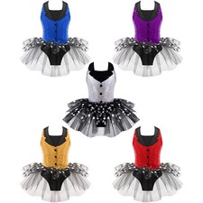 Girls Sequined Straps Back