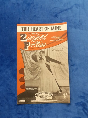 Mgm vintage sheet music - sheet,