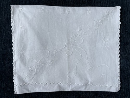 Antique vintage white cotton - vintage,