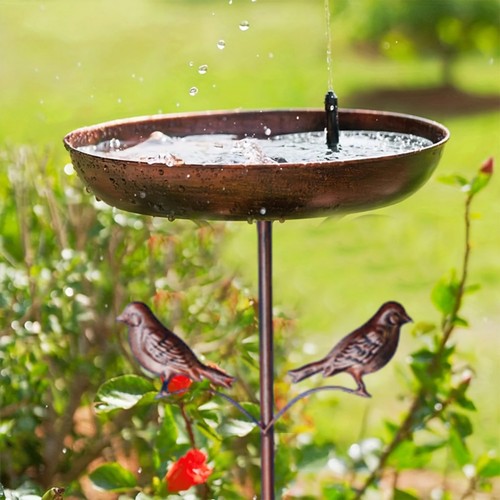 Vintage cast iron bird - vintage, bath