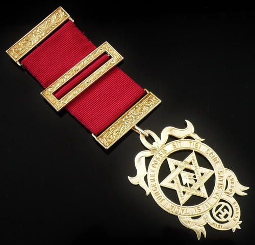 Large sterling silver masonic - sterling,