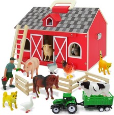 Farm Animal Toys with Portable
