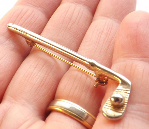 Vintage pin brooch skirt - brooch,