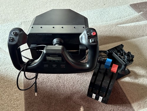 Logitech flight yoke system - yoke,