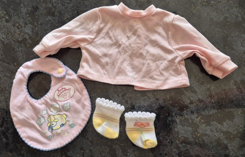 Baby annabell bib pink - annabell,