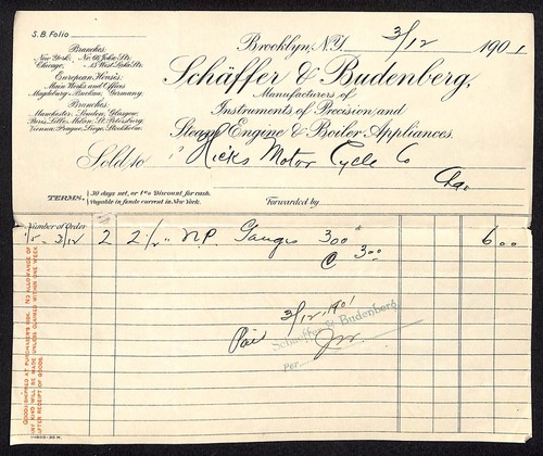 1901 schaeffer budenberg - 1901, &