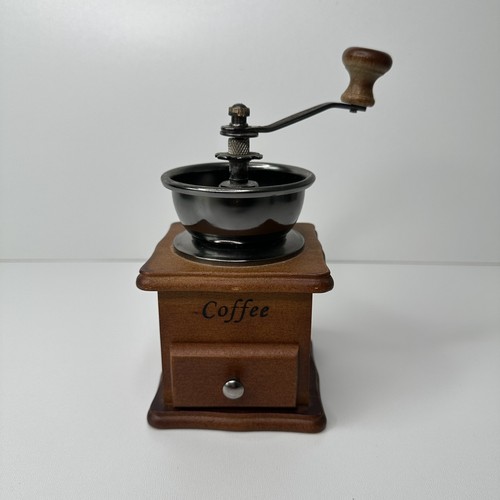 Vintage wooden manual - manual, coffee