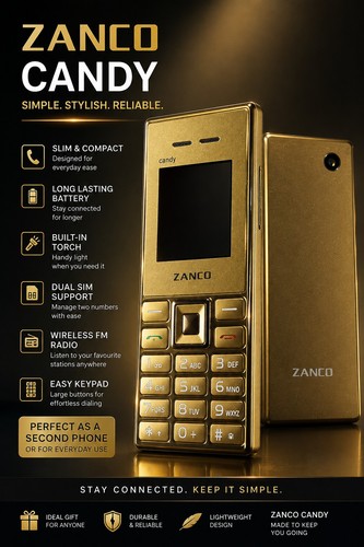 Zanco candy gold retro - candy, limited