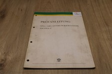 Opel Ascona-C test manual cat-1460 91772 1987 xb11093
