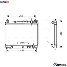Radiator engine cooling to2259 - engine,