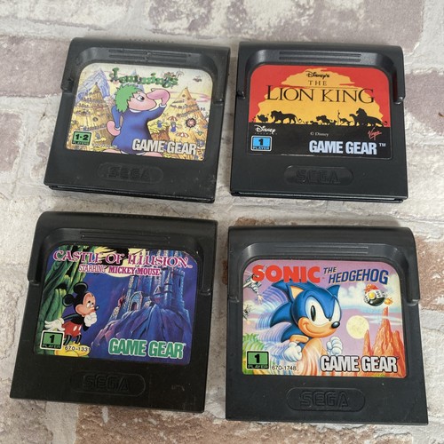 Sega game gear games - 4, x