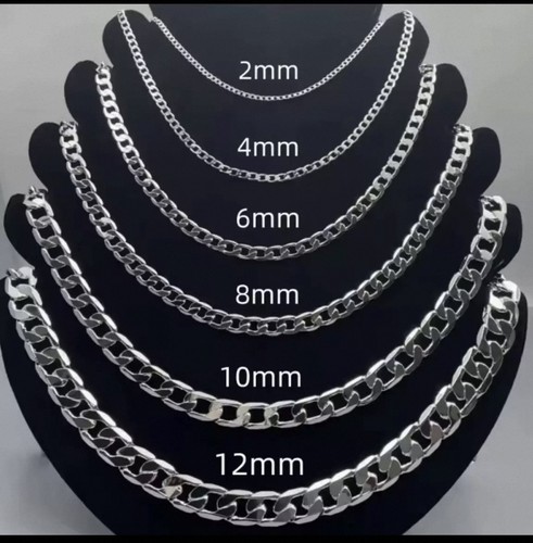 Stainless steel cuban necklace - cuban,