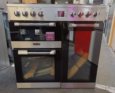 Leisure 90cm Dual-Fuel Stainless Steel & Chrome Range Cooker CK90F530X