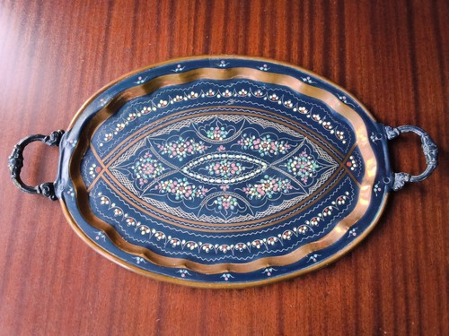 Vintage copper tray - vintage, 15.5