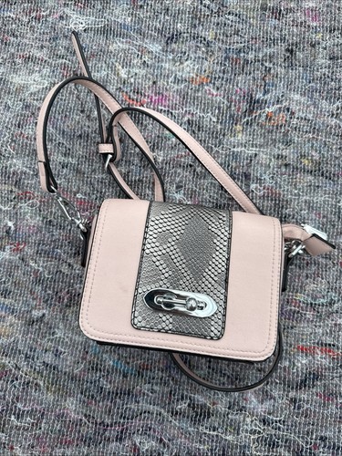 Handbag with faux leather - with,