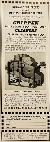 1950 crippen mfg - 1950, ad.(xh83)~crippen