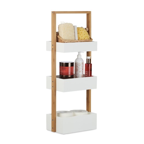 Bathroom caddy wooden - bathroom,