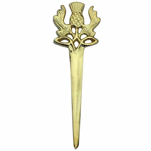 Scottish kilt pin - pin, gold