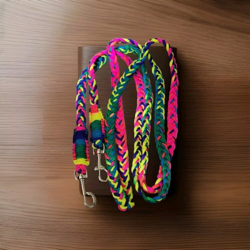 Rainbow reins pony - reins,