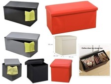 Folding Ottoman Storage Box