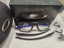 Oakley Crosslink MNP Eyeglasses OX 8117 0452 Matte black Blue Frames 52-17-143