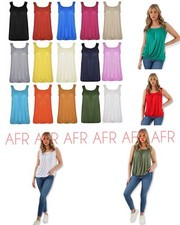 Ladies Sleeveless Bubble Hem