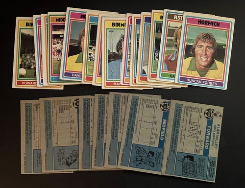 Topps footballers blue - topps, blue/grey