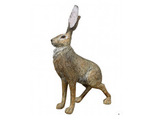 Resin hare ornament - resin, –