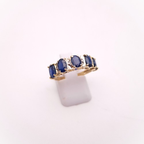14ct yellow gold half eternity - 14ct,