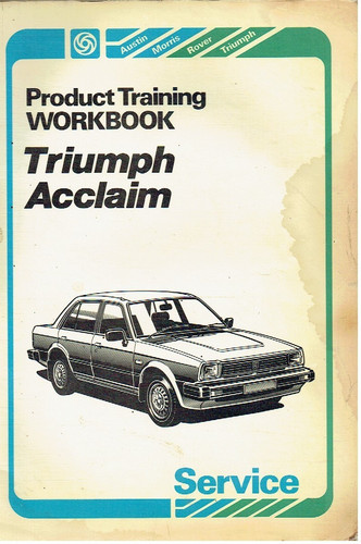 Triumph acclaim saloon - triumph, 1.3