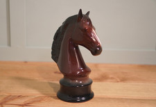 Vintage Ceramic Horse Head Bust Figurine Kilnestone Pottery