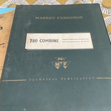 Massey Ferguson Original 780 Combine workshop thick Manual