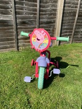 Peppa Pig 2‑in‑1 Kids Training Bike – 10" (25 cm) with Removable Stabilisers