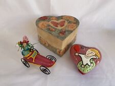 Heart Shaped Boxes Floral Solid Hart Figure & Bike House Decoration Pink Red #3