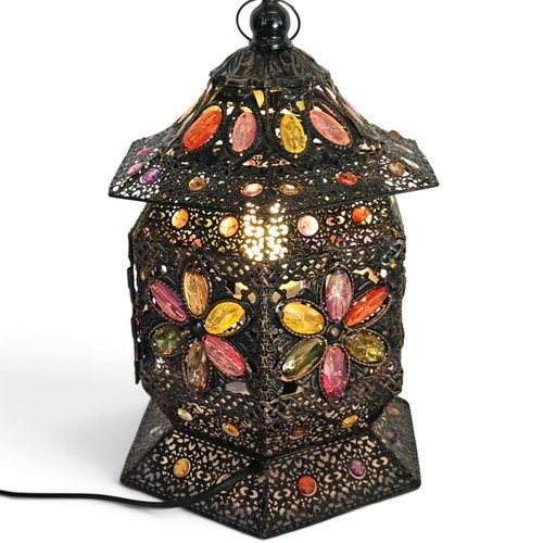 Moroccan style jewelled metal - moroccan,