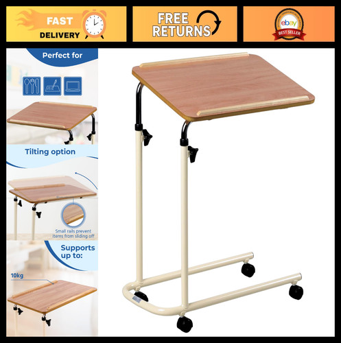Height adjustable overbed - height,