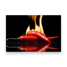 Hot Chilli Pepper Glass