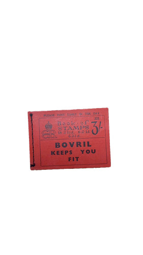 Bovril stamp booklet king - bovril,