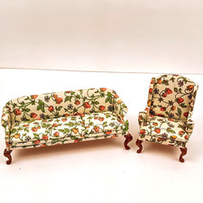 Queen Anne Sofa and High Back