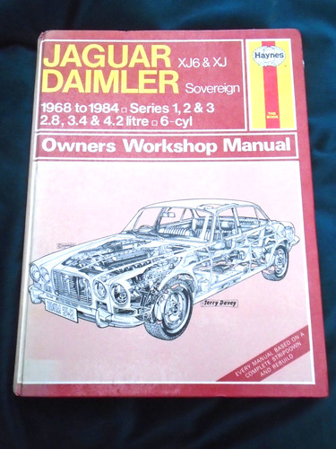 Haynes jaguar xj6 - haynes, daimler